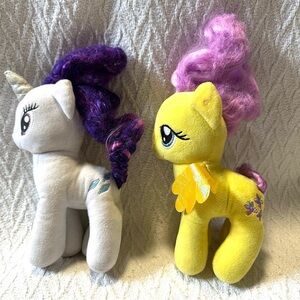 My Little Pony Plush Lot 8” Plush Rarity and Fluttershy